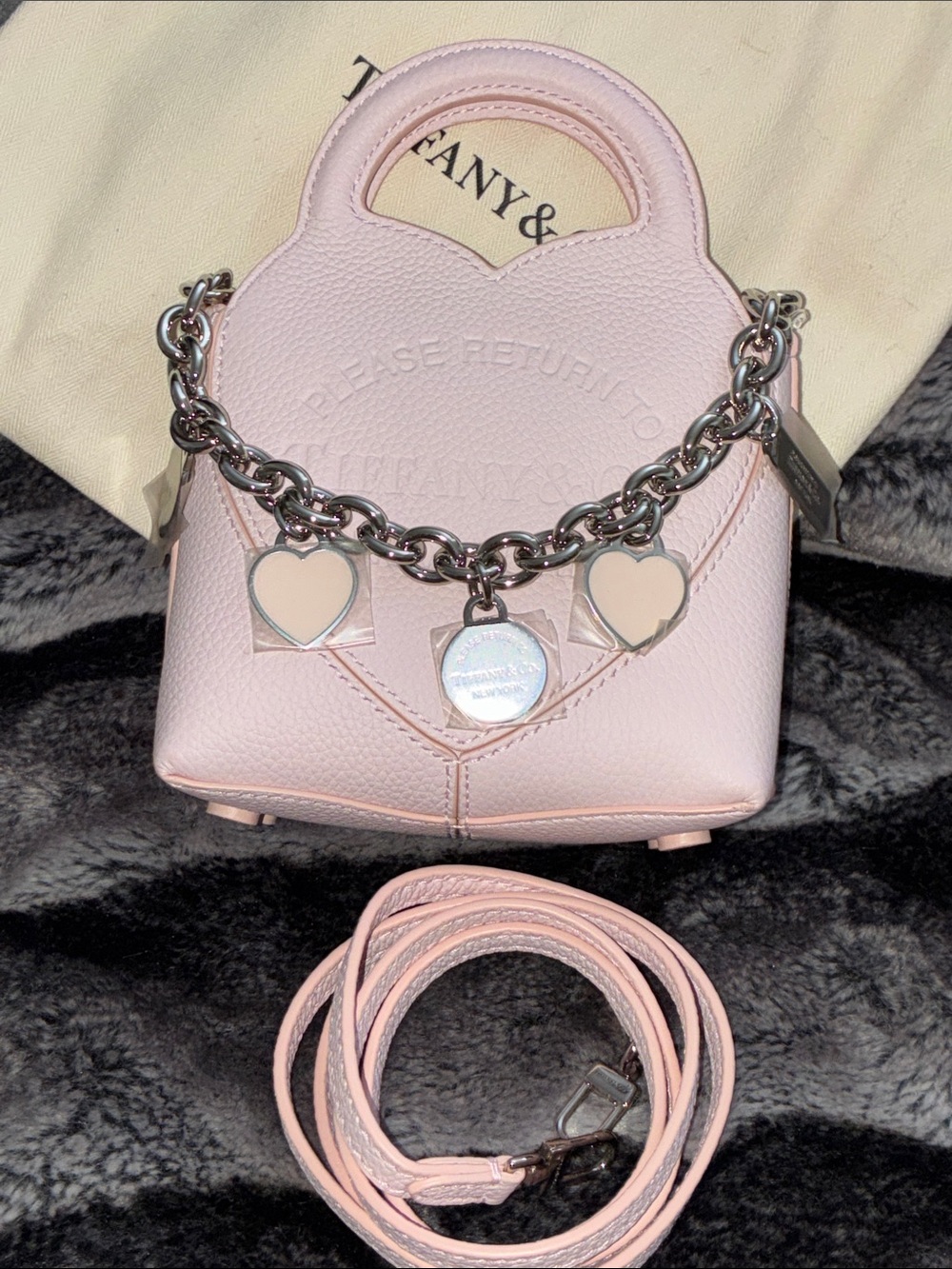Tiffany & Co. Pink crossbody purse
